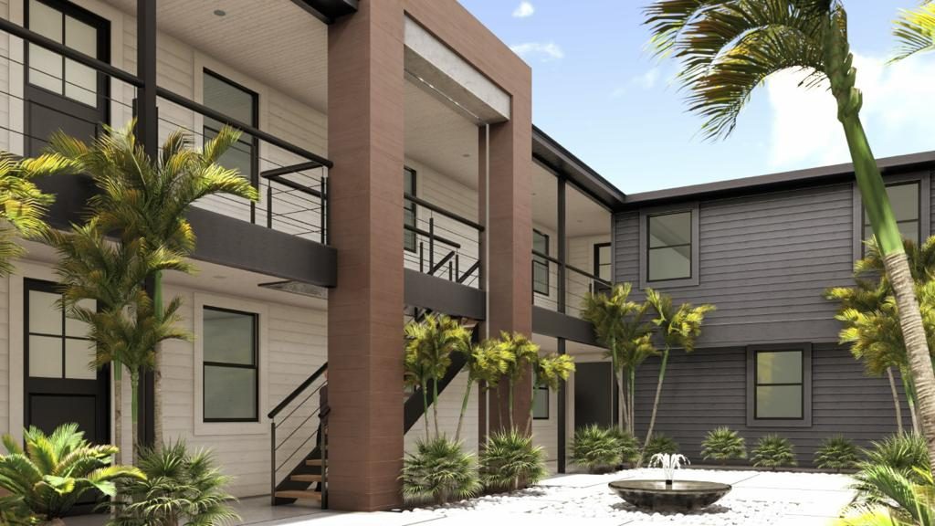 3D render — Ball Street Courtyard